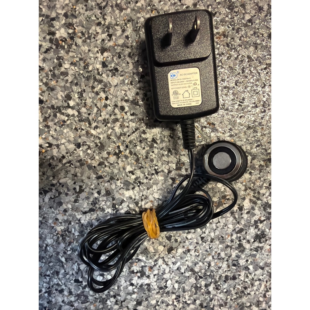 Shark AC-DC Adapter DK12-133075A-U 13.3V 0.75A Vacuum Charger Cord